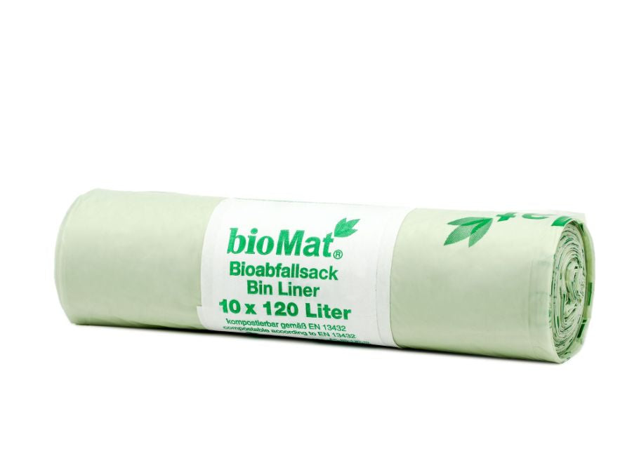 Biomat - Composteerbare vuilniszakken 120L - 10 st.