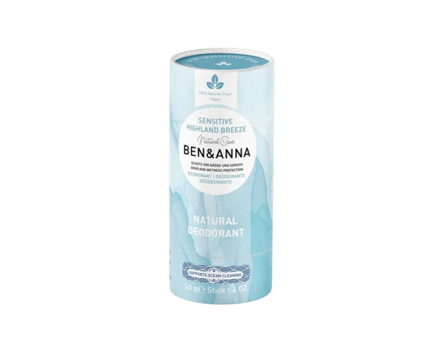 Ben & Anna - Deodorant in Papiertube - Highland Breeze (Sensitive) - 40gr
