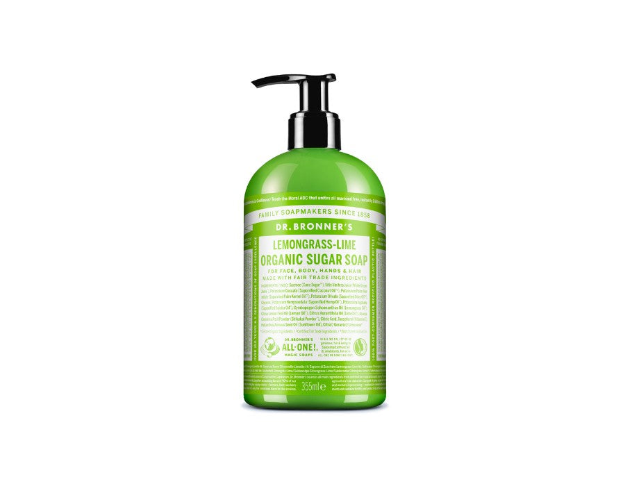 Dr. Bronner’s - zeeppomp met vloeibare zeep – Lemongrass Lime - 355ml