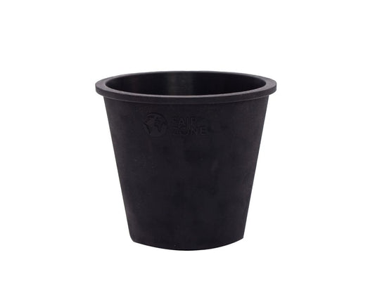 Fairzone - Plantenpotten - Natuurrubber - Zwart - 6 Stuks