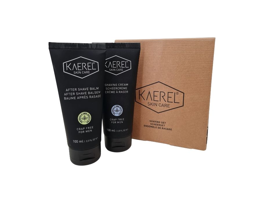 Kaerel Skin Care - Scheerset: Scheercrème + After Shave Balsem