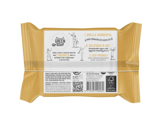 Marcels Green Soap - Hand reinigingsdoekjes - Vanilla & Cherry Blossom