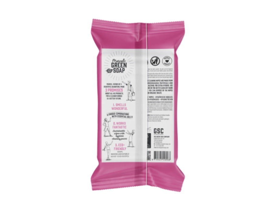 Marcel's Green Soap - Schoonmaakdoekjes - Patchouli & Cranberry