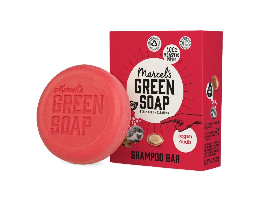 Marcel’s Green Soap - Shampoo Bar - Argan & Oudh - 90gr