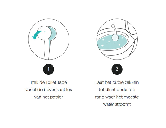Toilet Tapes - wc blokje - Dazzling Dutch - 1st