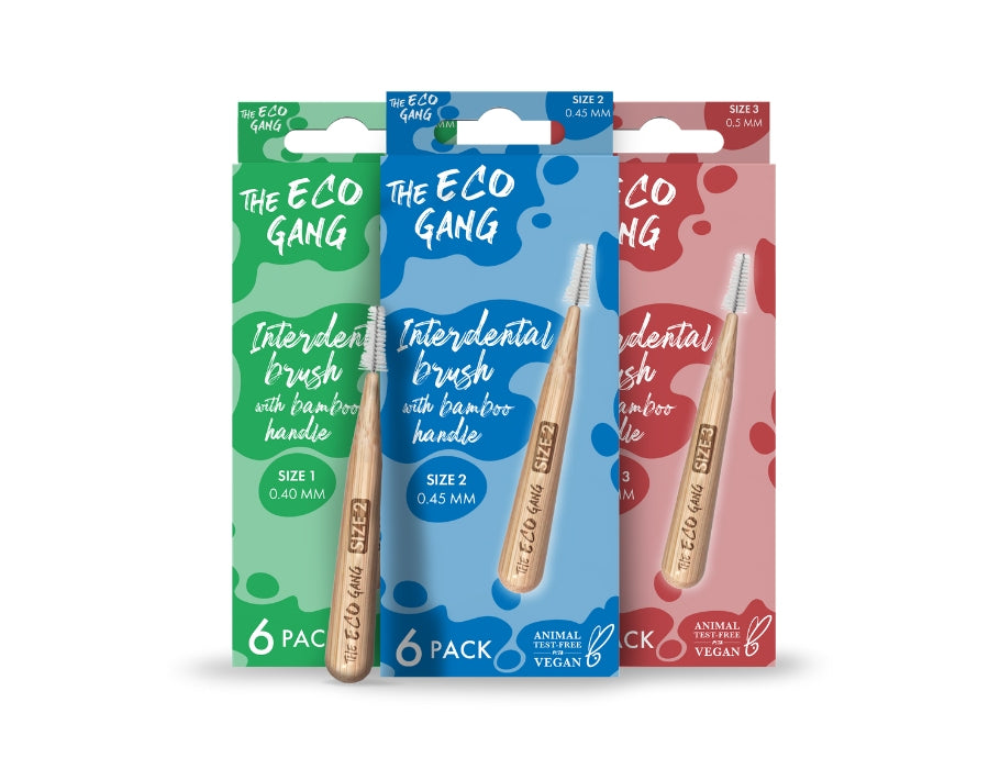 The Eco Gang - Interdentale borstel van bamboe - Size 2 - 0,45mm - 6 st