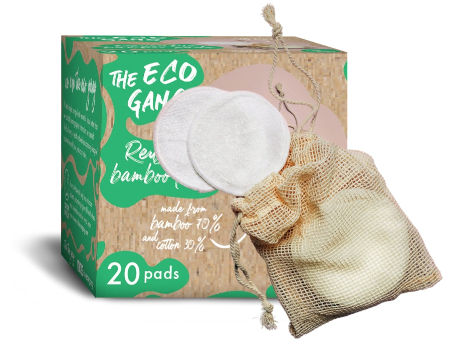 The Eco Gang - Herbruikbare make-up schijfjes - 20 stuks