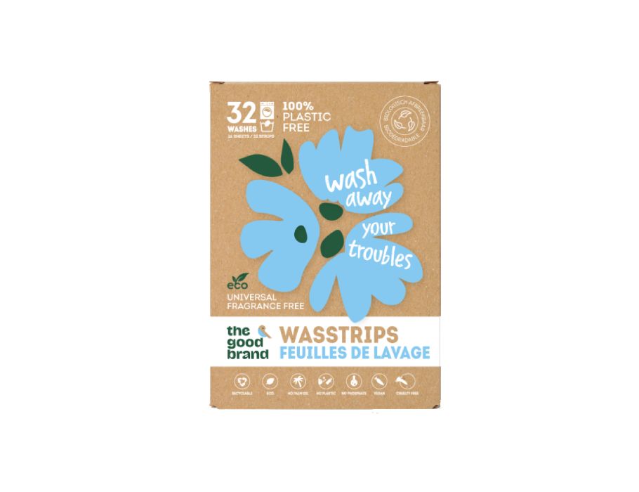 The Good Brand - Wasstrips Universeel - Parfumvrij - 32st