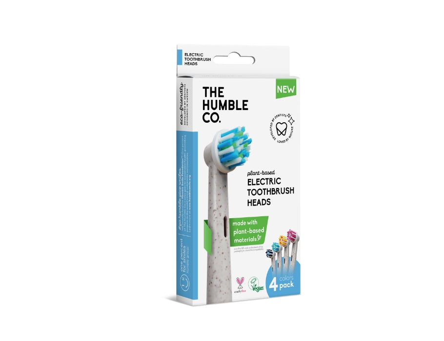 The Humble Co. - Opzetborstels - Plant-Based - 4-pack - Oral-B