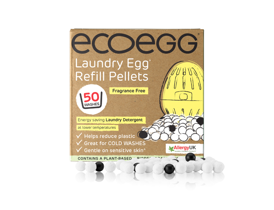 EcoEgg - Navulling Fragrance Free 50 - Wasjes