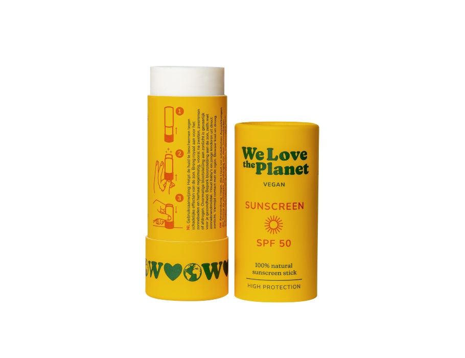 We love The Planet - Zonnebrand - Stick - SPF50 - Vegan - 40 gram