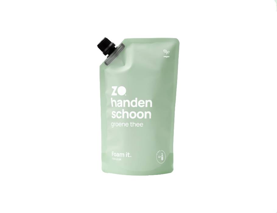 Zo Schoon - Navulzak - Handen schoon - Groene Thee - 500