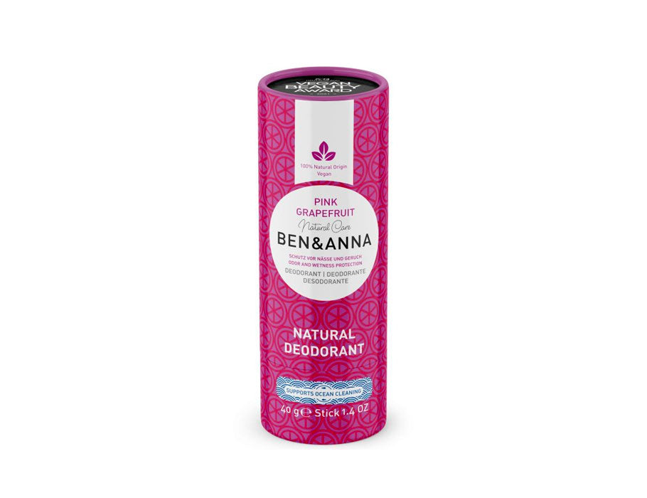 Ben & Anna - Deodorant in Papiertube - Pink Grapefruit 40gr.