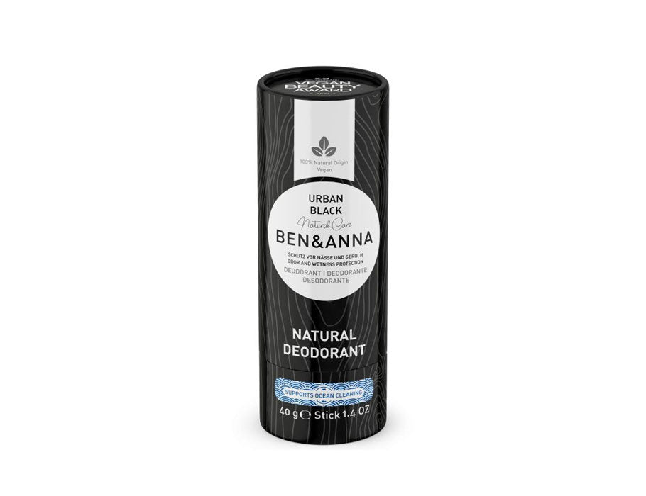 Ben & Anna - Deodorant in Papiertube - Urban Black - 40gr.