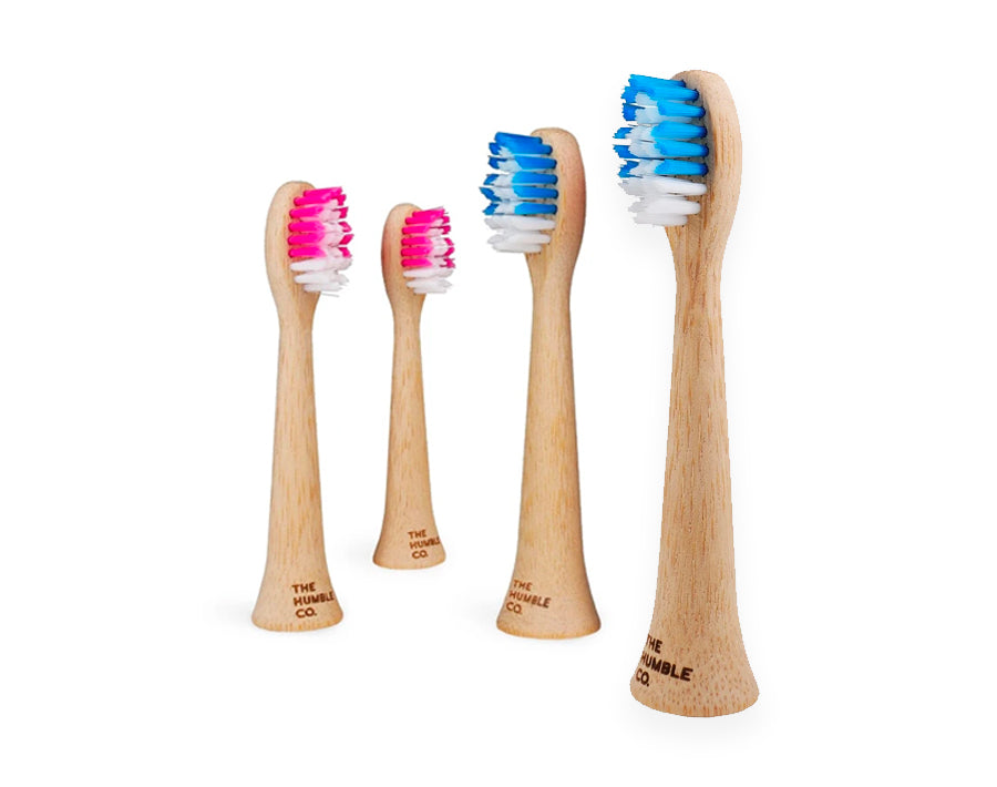 The Humble Co. - Opzetborstels - Bamboe - 4-pack - Philips Sonicare