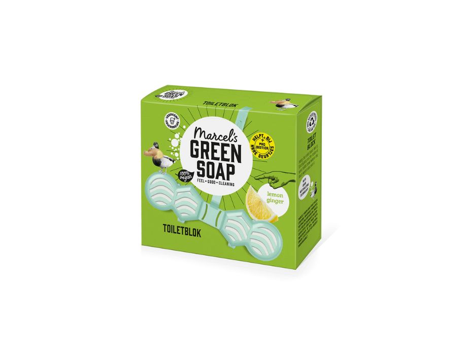 Marcel Green Soap - Toiletblok - Citroen & Gember - 1st