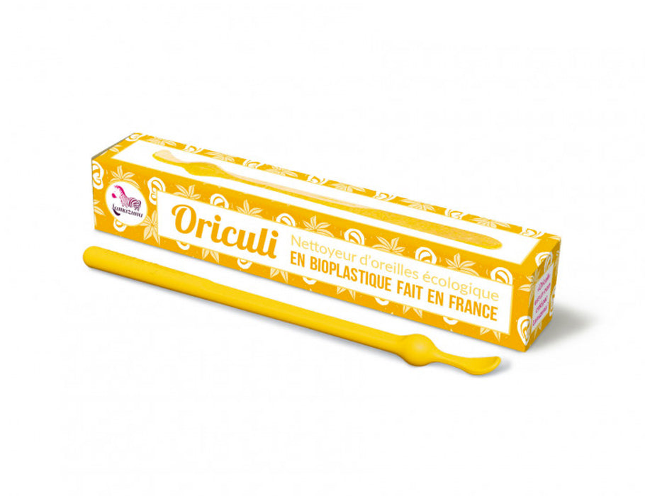 Lamazuna - Oriculi oorstokje - bioplastic - geel