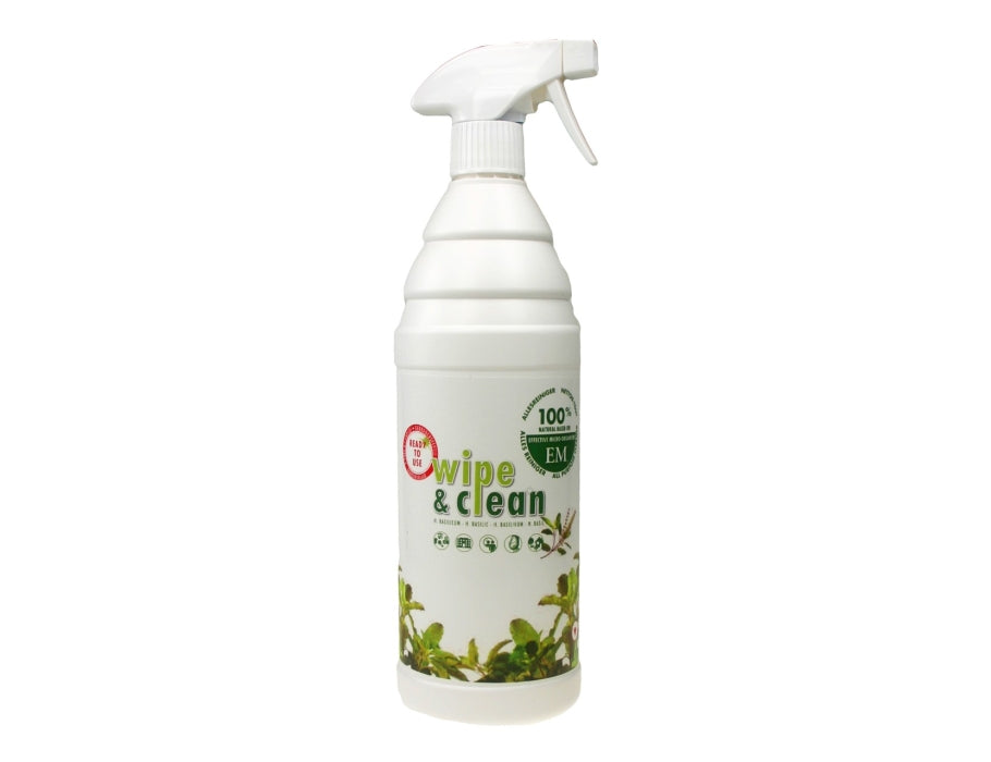 Wipe & Clean - EM Reinigingsmiddel - Basilicum - 1L