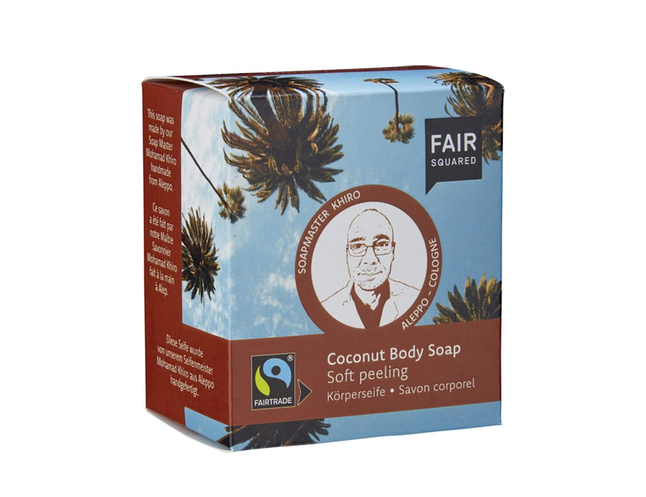 Fair Squared - Zeepblok Body soap coconut - soft peeling 2x 80gr