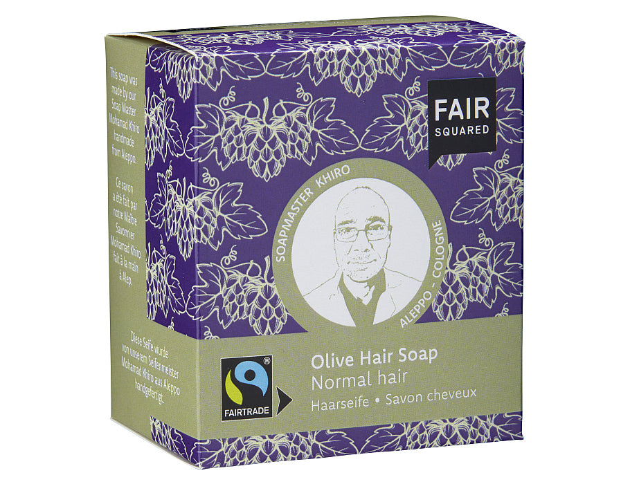 Fair Squared - Shampooblok - Normaal haar - Olijf - 2 stuks van 80 gram