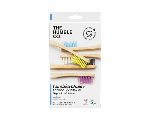 The Humble Co. - Tandenborstels Bamboe - Soft - 5 st