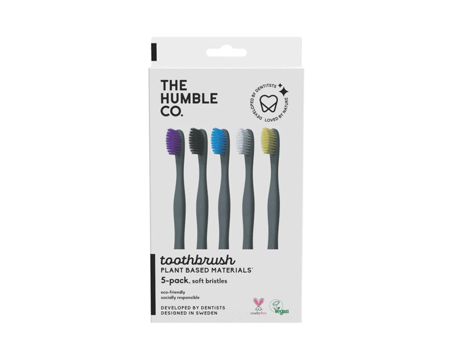 The Humble Co. - Tandenborstels Plant Based - Soft - 5 st