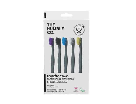 The Humble Co. - Tandenborstels Plant Based - Soft - 5 st
