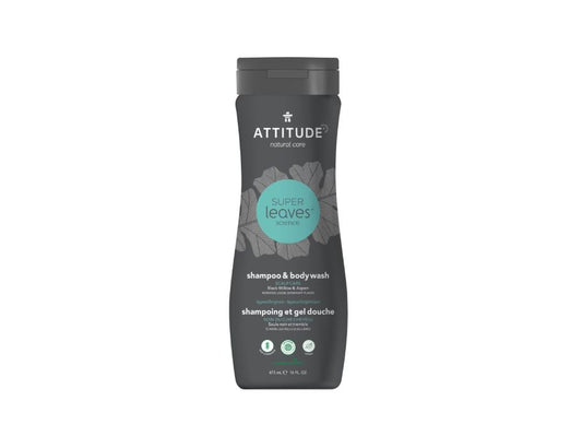 Attitude - Super Leaves™ Shampoo & Douchegel voor Mannen- Scalp Care