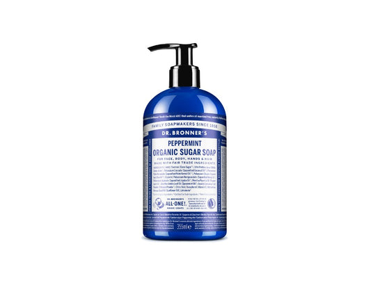 Dr. Bronner’s - zeeppomp met vloeibare zeep – Pepermunt - 355ml