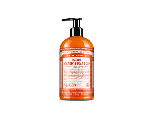 Dr. Bronner’s - zeeppomp met vloeibare zeep – Tea Tree - 355ml