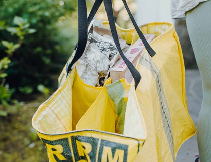 Fairzone - Opvangtas - Recycling Afval - Upcycled Rijstzak