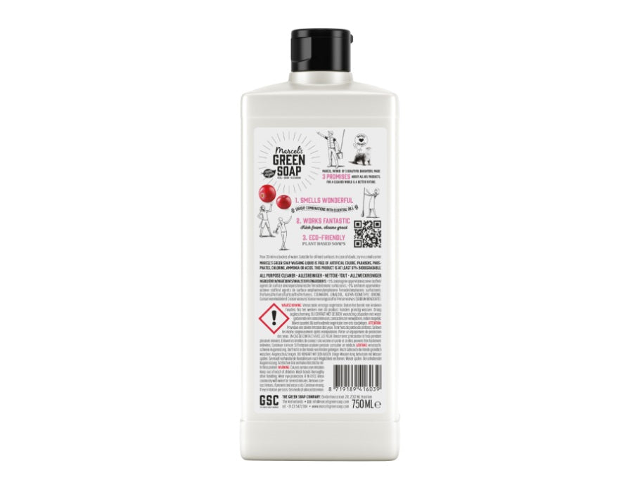 Marcel's Green Soap - Allesreiniger - Patschouli & Cranberry - 750ml