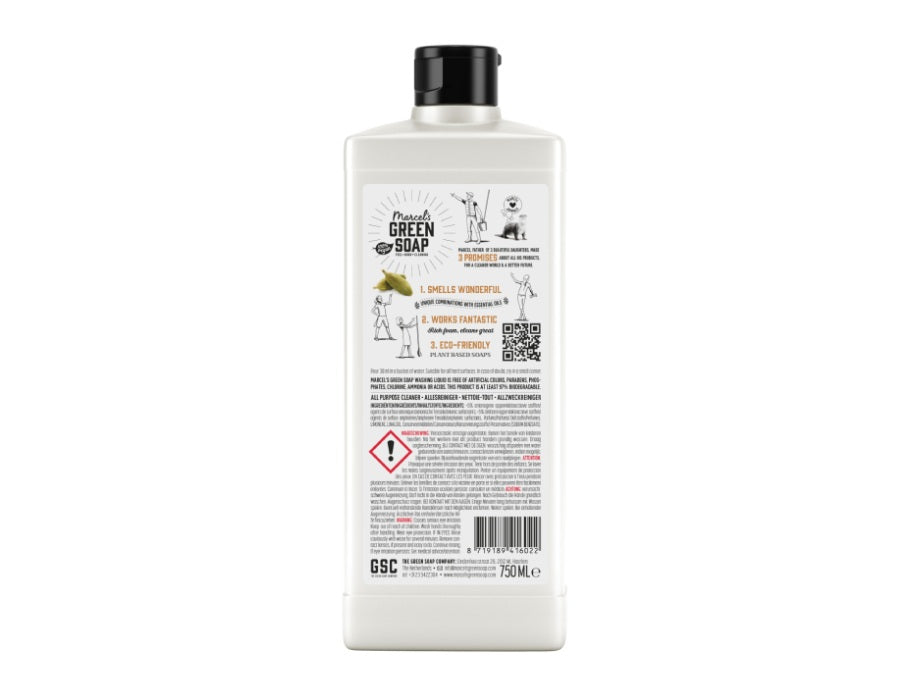 Marcel Green Soap - Allesreiniger  Sandelhout & Kardemom -750ml