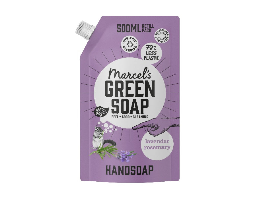 Marcels Green Soap - Handzeep Lavendel & Rozemarijn - 500ml navulzak
