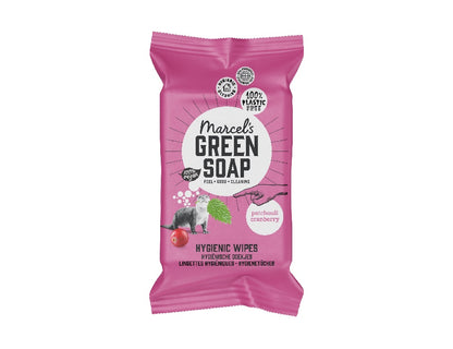 Marcel's Green Soap - Schoonmaakdoekjes - Patchouli & Cranberry