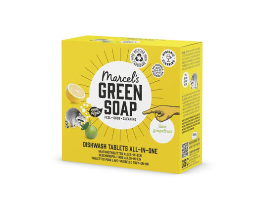 Vaatwastabletten Marcels Green Soap - All In One - 25 Stuks
