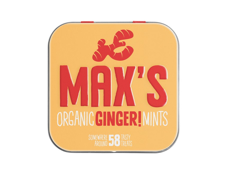Max Organic Mints - Ginger Mints - 35gr