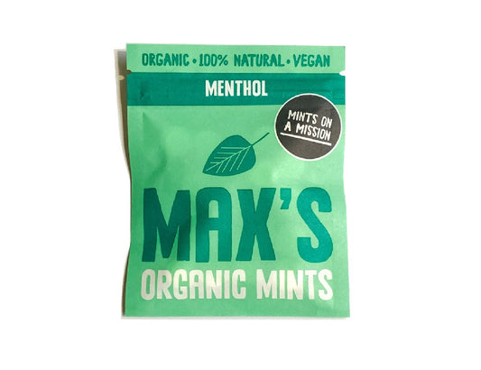 Max Organic Mints - zakje Menthol Mints - 17gr