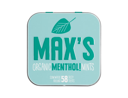 Max Organic Mints - Menthol Mints - 35gr