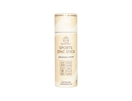 Suntribe - Zonnebrandstick - Zinc - Sport - SPF 30 - Original White