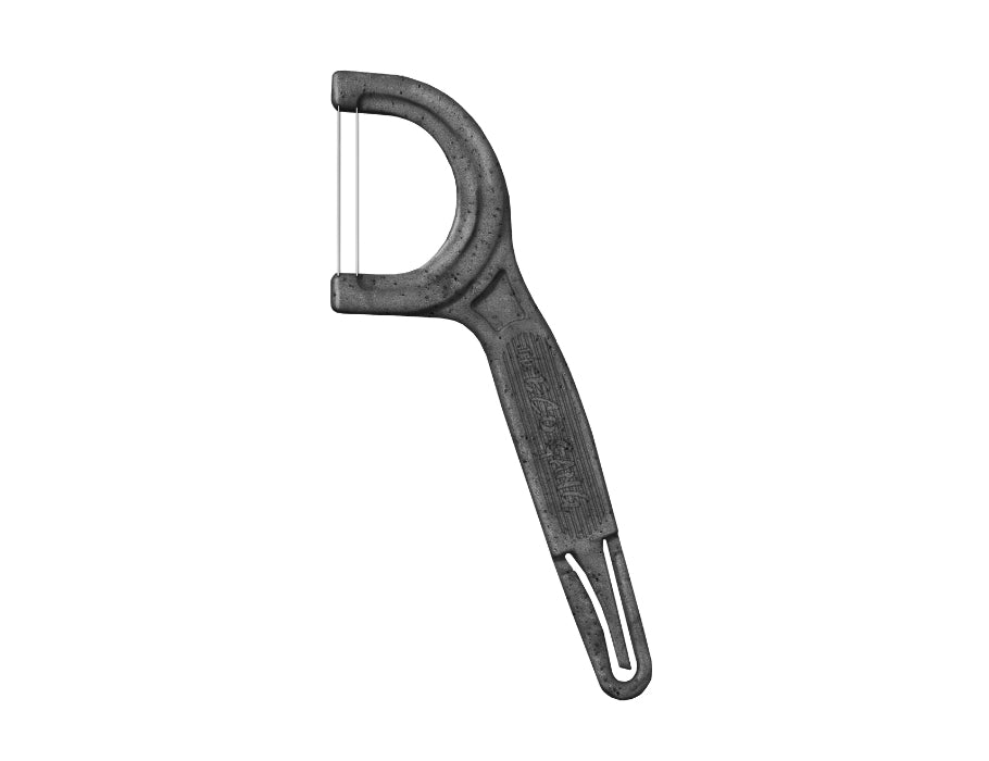 The Eco Gang - Floss Picks Charcoal - 50 st