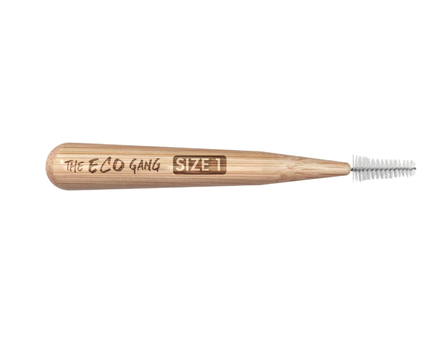 The Eco Gang - Interdentale borstel van bamboe - Size 1 - 0,4mm - 6 st