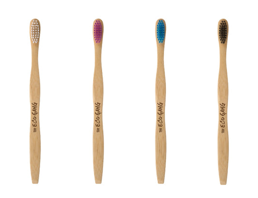 The Eco Gang - Bamboe Tandenborstel - Soft - 4 st
