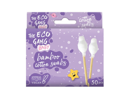 The Eco Gang - Wattenstaafjes - Baby - 50 st