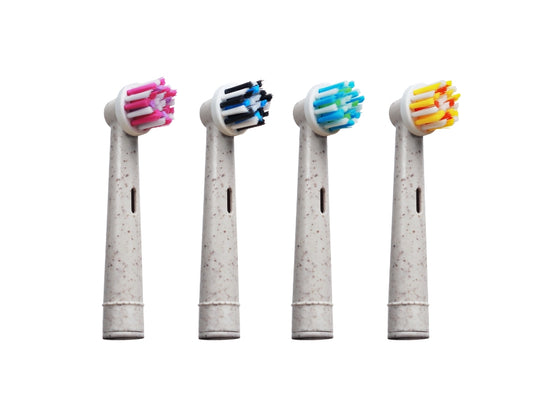 The Humble Co. - Opzetborstels - Plant-Based - 4-pack - Oral-B