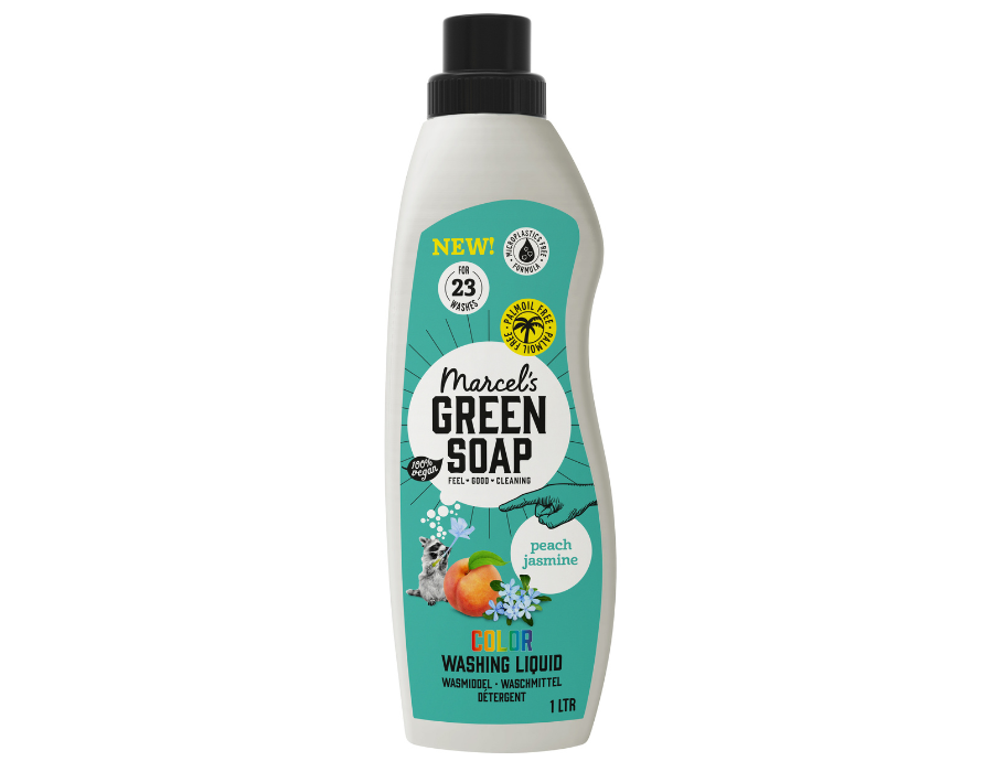 Marcels Green Soap - Wasmiddel Kleur - Perzik en Jasmijn - 1L