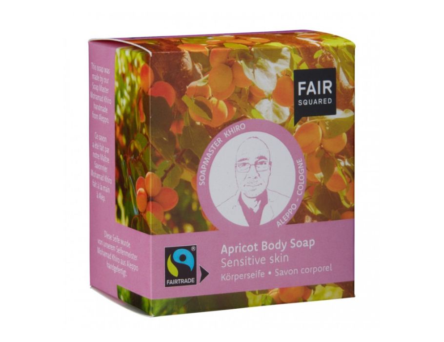 Fair Squared - Zeepblok - Gevoelige huid - Abrikoos - 2x 80gr