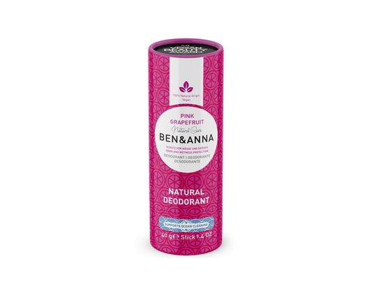 Ben & Anna - Deodorant in Papiertube - Pink Grapefruit 40gr.
