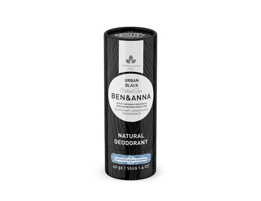 Ben & Anna - Deodorant in Papiertube - Urban Black - 40gr.
