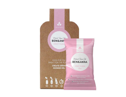 Ben & Anna - Douchegelvlokken - Sweet Floral 2x20gram